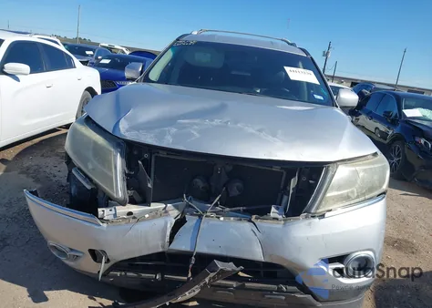 2014 Nissan Pathfinder Platinum/S/Sl/Sv z USA, uszkodzony, nr VIN 5N1AR2MNXEC641704